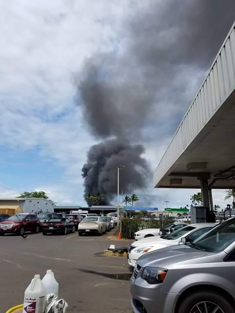Live fire training at Kahului Airport. 5.11.16. Photo credit: Ray Hagston.