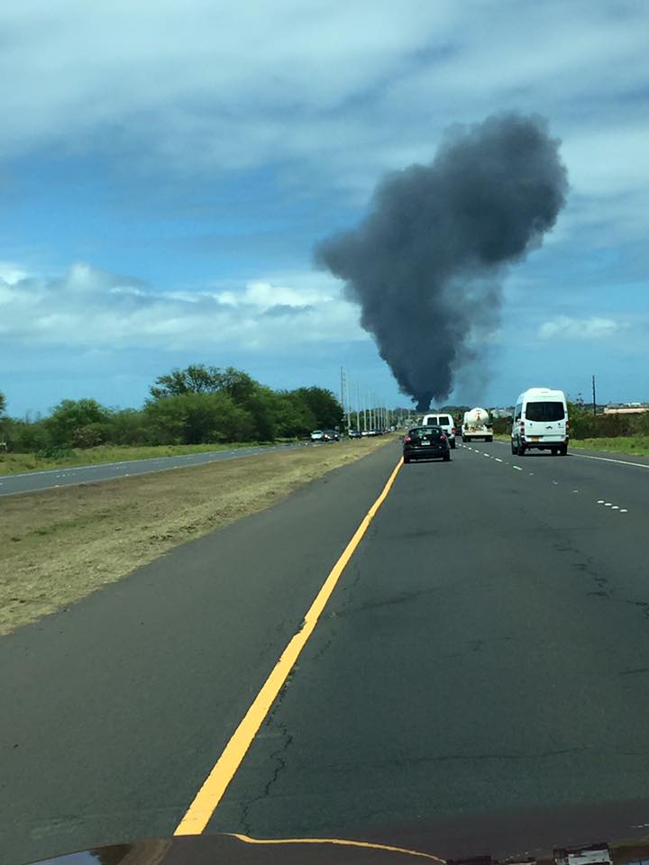 Live fire training at Kahului Airport. 5.11.16. Photo credit: Judy Epstein.