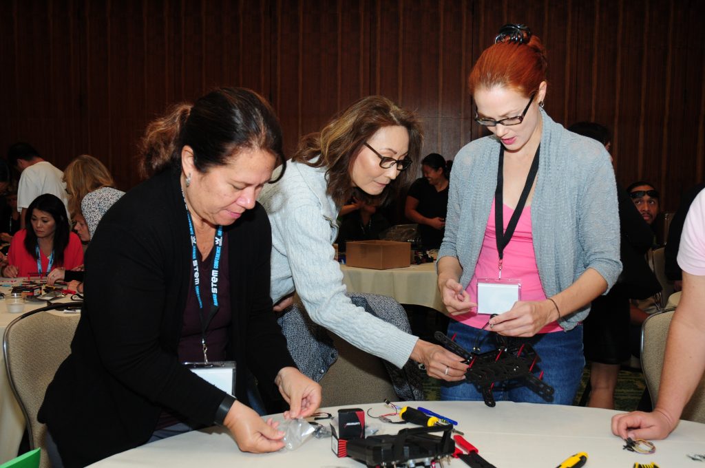 Teacher Professional Development Drone Session that took place at the 7th Annual Hawaii STEM Conference this past May 6 & 7 that previewed the workshop that will take place in June.