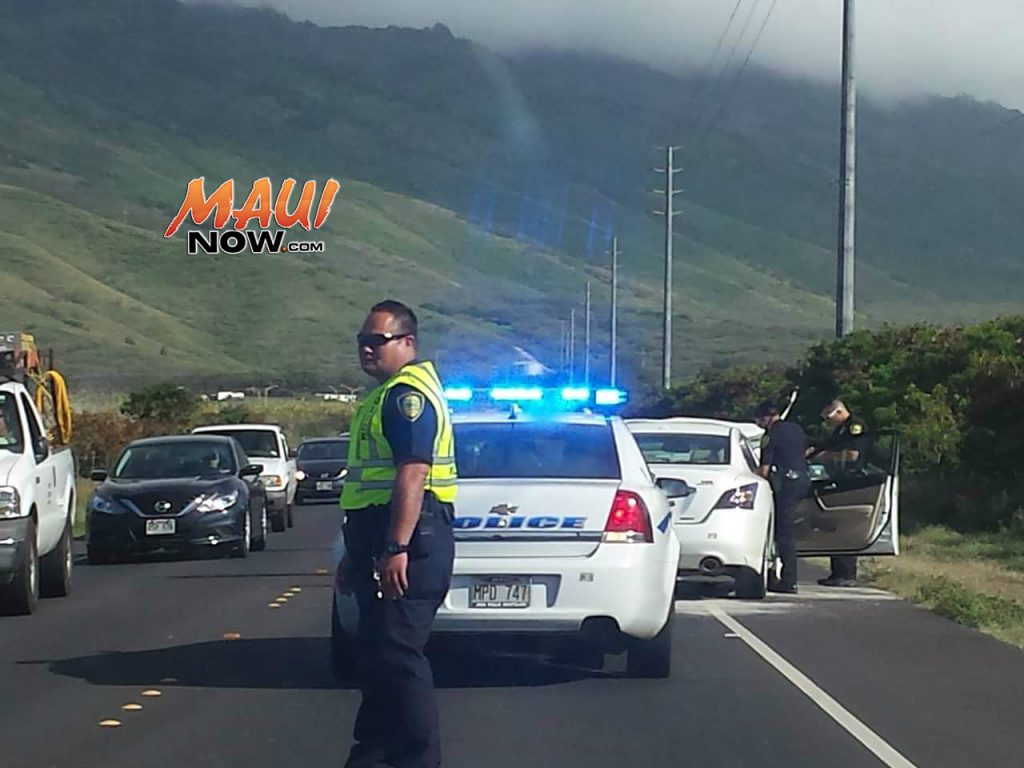 North Kīhei Road accident (5.20.2016) Photo credit: Peter Hume