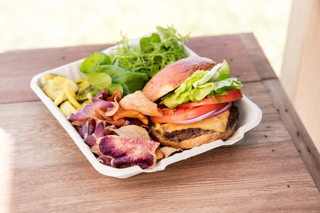 Fresh offerings from the Hāna Burger food truck. Courtesy photo.