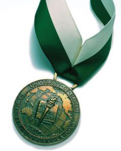 Regents’ Medal for Excellence. UH image.