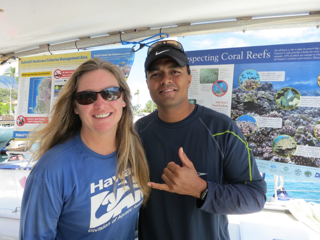 "Boatload of Decision Makers" Reveals Plight of West Maui Reefs. Photo credit: DLNR.
