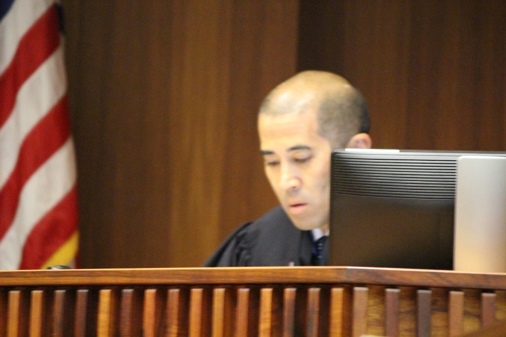 Judge Blaine Kobayashi. The case was discharged today in Second Circuit Court. (6.8.16) Photo by Wendy Osher. 