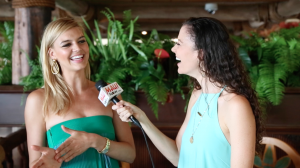 Malika Dudley interviews model & actress Kelly Rohrbach at the Maui Film Festival.