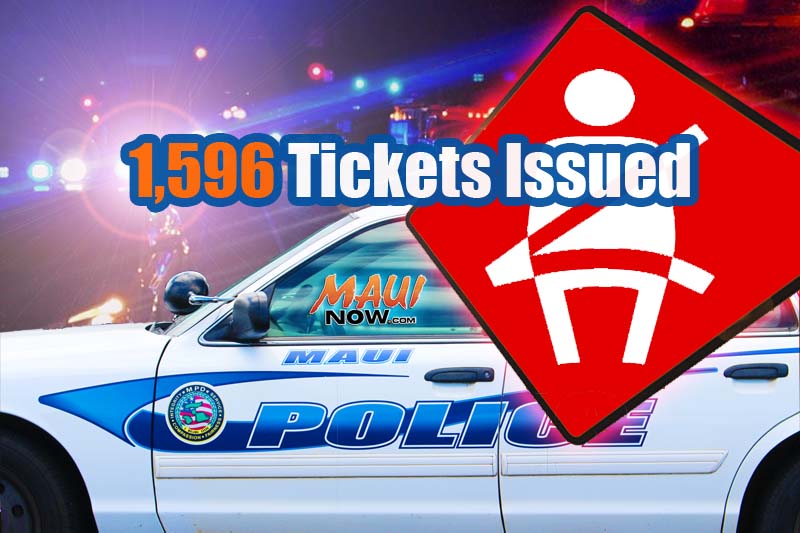 Click It or Ticket 2016. Wendy Osher/Maui Now graphic.