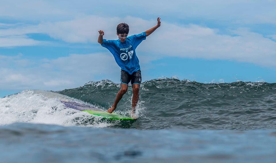 Ty-Simpson Kane shows his talents no matter what size board he rides Photo: OneMore Photography 
