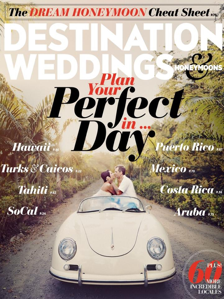 Destination Wedding Magazine cover 9-14