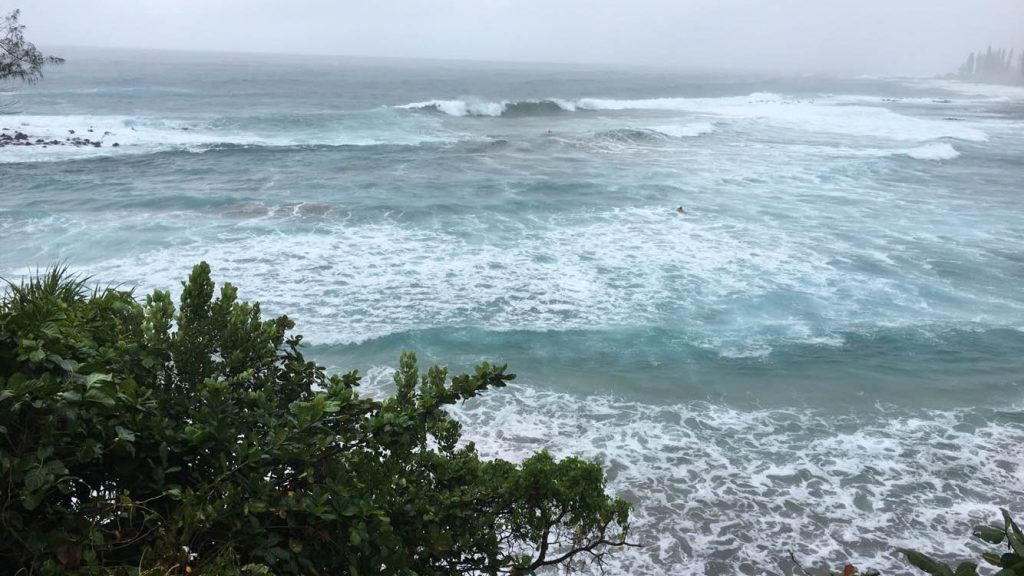 TS Darby Maui impacts. 4 p.m. 7.23.16. Hāmoa, (East) Maui. Photo Credit: Ryan Poe 