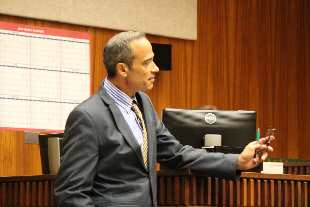 Capobianco's defense attorney Jon Apo. Photo by Wendy Osher 7.13.16.