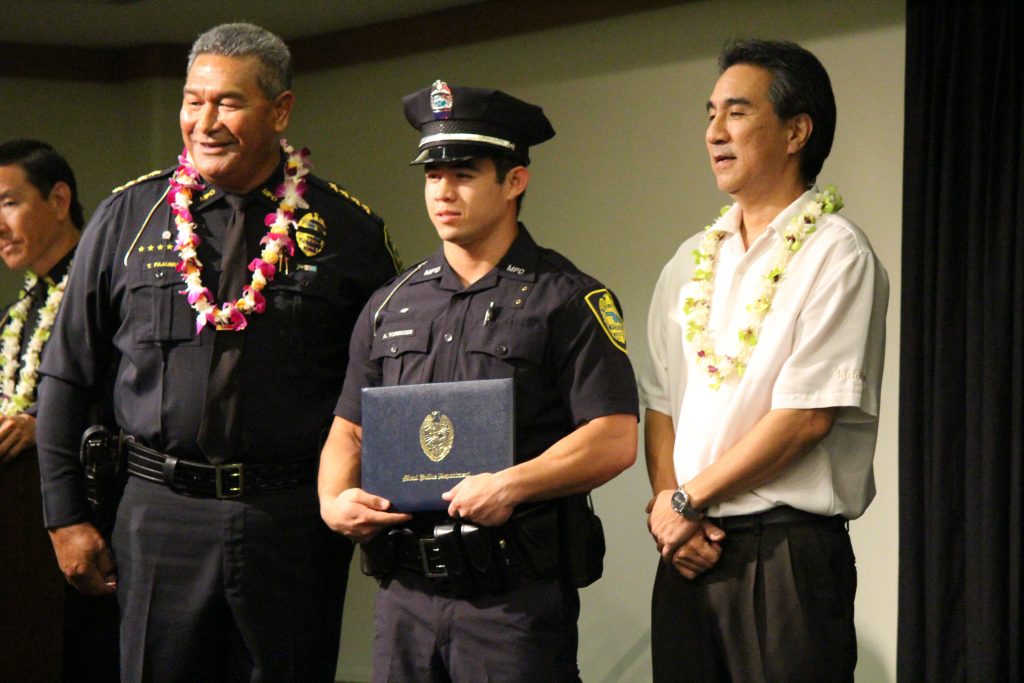 Maui Police Department 83rd Recruit Class and Emergency Services Dispatchers Graduation. Photo by Wendy Osher.