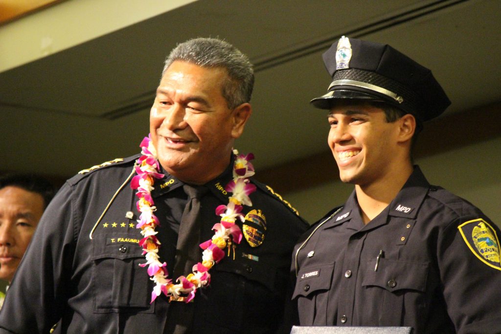 Maui Police Department 83rd Recruit Class and Emergency Services Dispatchers Graduation. Photo by Wendy Osher.