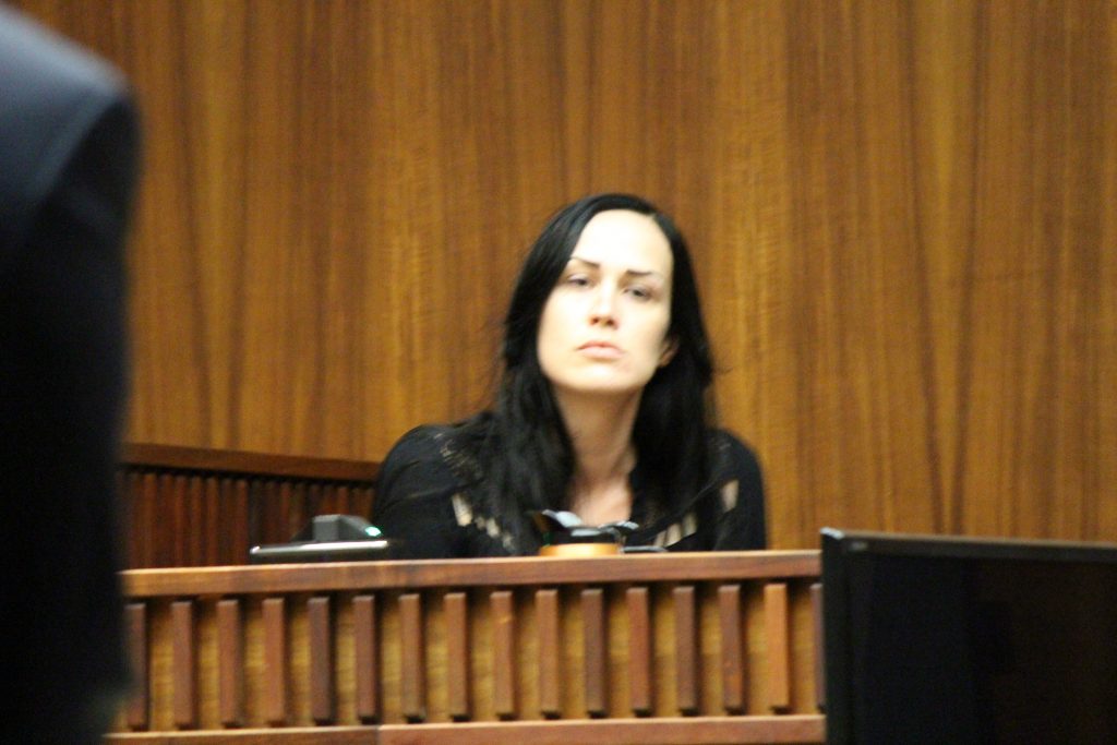 Brooke Scott, the older sister of Carly "Charli" Scott testified on Wednesday, July 27, 2016 in the murder trial of Steven Capobianco. Photo: 7.27.16 by Wendy Osher.