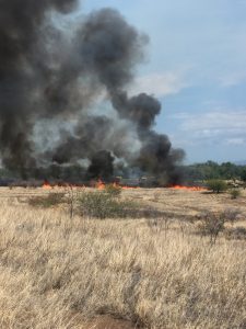Olowalu-Ukumehame fire, July 8, afternoon, MFD photo