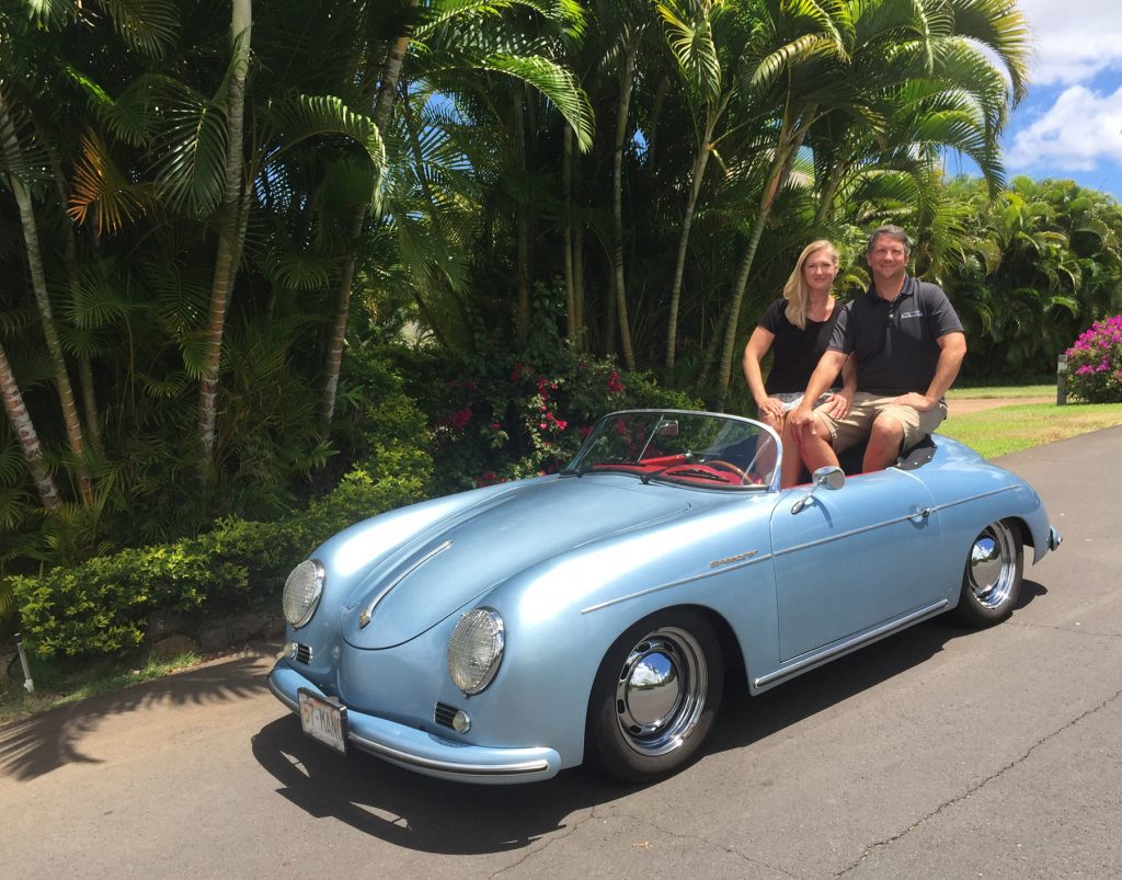Maui Roadsters owners Christine Vestfals & Larry Lutz #1 credit Irene Vestfals