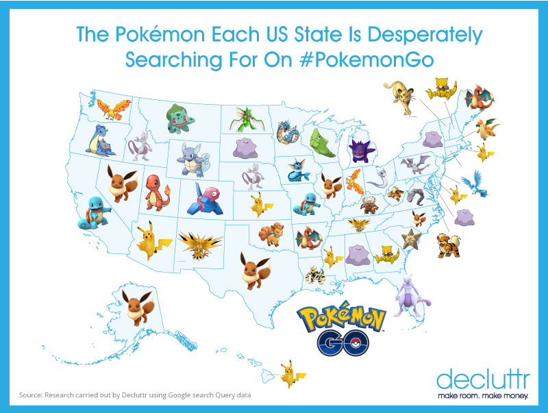 Pokemon Go graphic courtesy: Decluttr