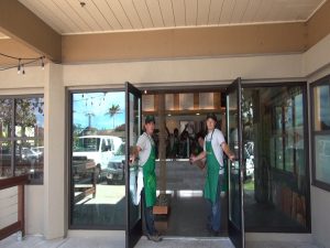 Owners open the doors at Fork & Salad in Kīhei. Courtesy photo.