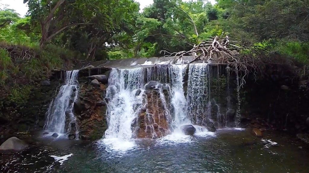 Waterfall in Wailuku River (ʻĪao Stream), courtesy Bob Horcajo. 