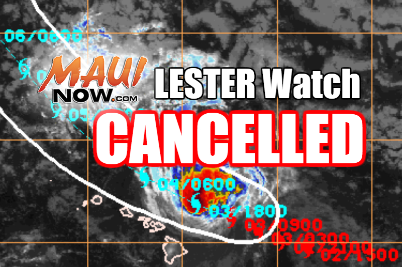The Hurricane watch that was in effect was cancelled as of 5 a.m. on Saturday, Sept. 3, 2016.