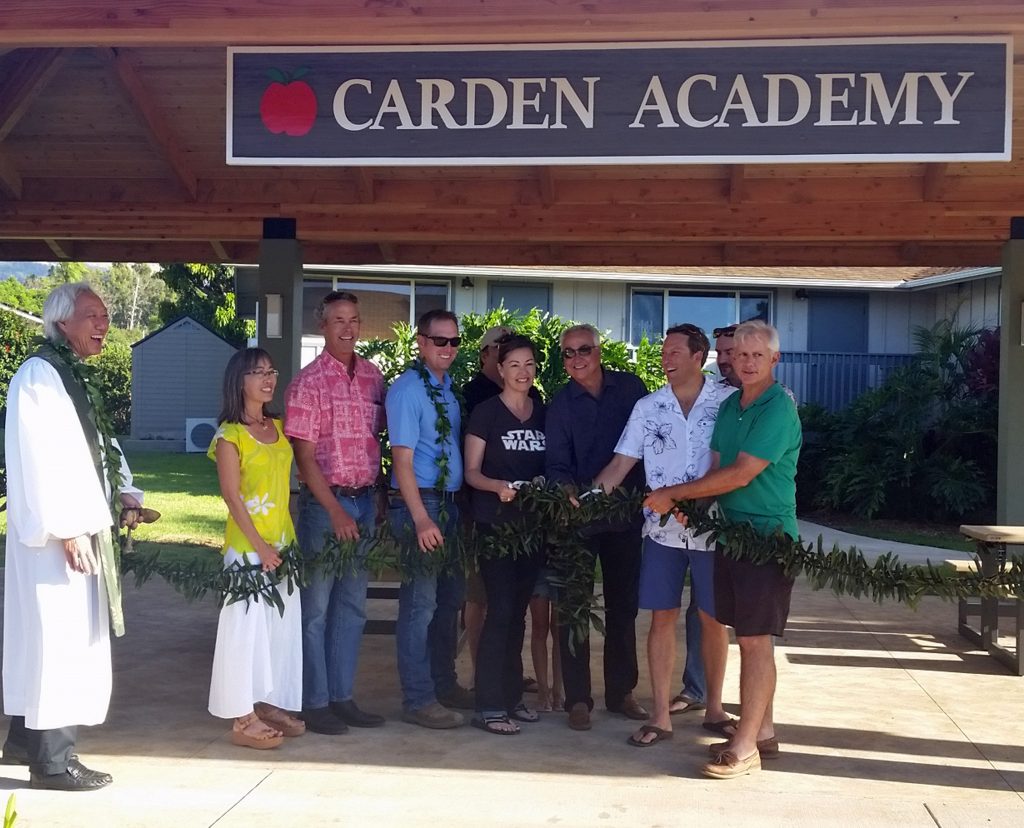 Carden Academy of Maui is proud to announce the completion of its new pavilion, which was officially blessed on Friday, August 19