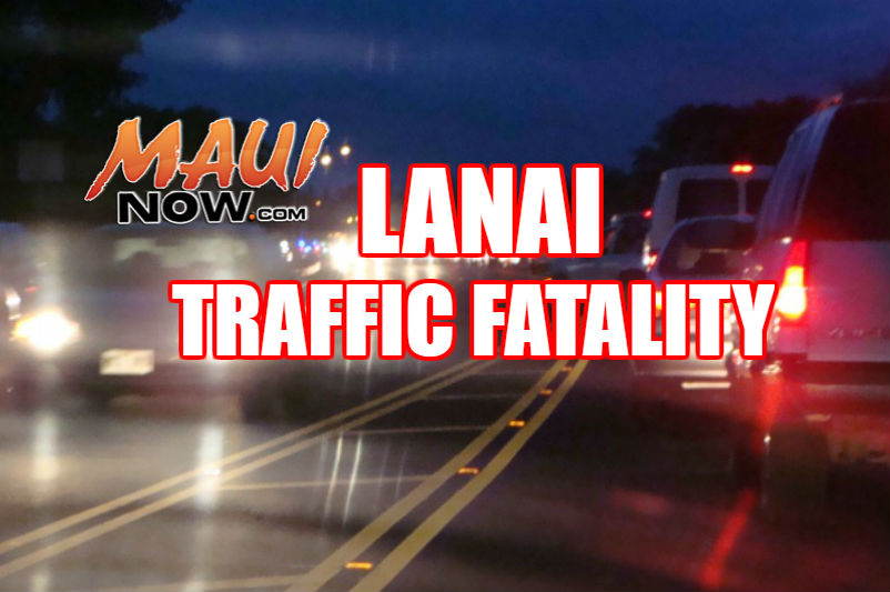 Lānaʻi traffic fatality graphic.