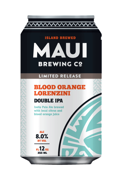 Blood Orange Lorenzini DIPA is back by popular demand for a limited time this month. It is available at the Kīhei tasting room and Lahaina Brewpub, also at stores where Maui Brewing Co. is sold.