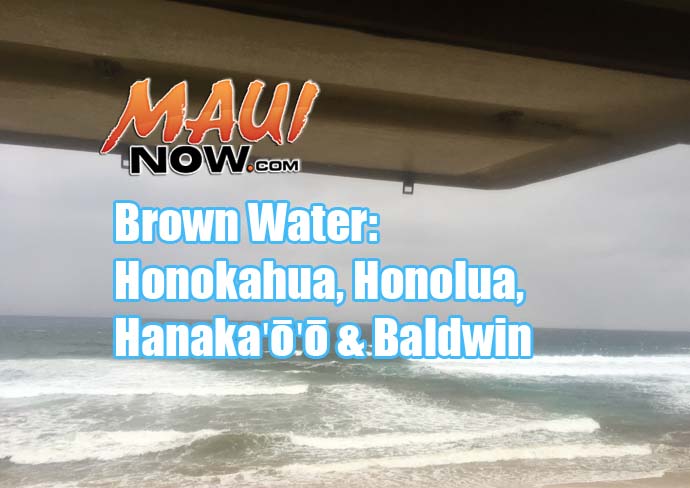 Maui Brown Water advisories, 9.13.16.