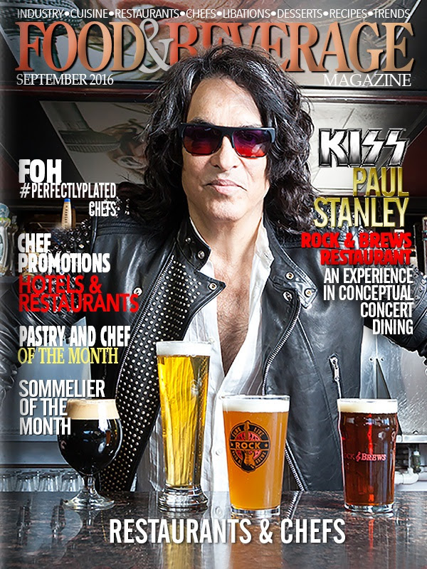 Paul Stanley, co-founder of Rock & Brews is featured on this months Food and Beverage magazine. 