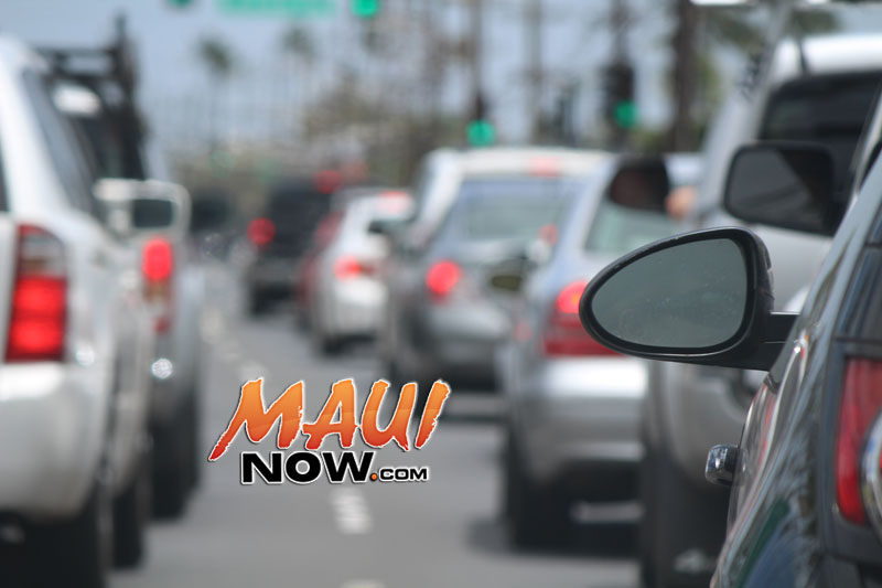 Maui Now traffic-plan your route. Photo by Wendy Osher.