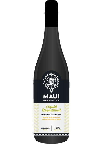 Maui Brewing Co. has partnered with Dogfish Head Craft Brewery for the arrival of "Liquid Breadfruit," brewed with toasted papaya seeds to give mild bitterness, and notes of pink peppercorn and 'Ulu (breadfruit) to lend rich tropical fruit character with hints of fresh baked bread. The beer will be available in the Kihei Tasting Room on Sept. 16 for a limited time.