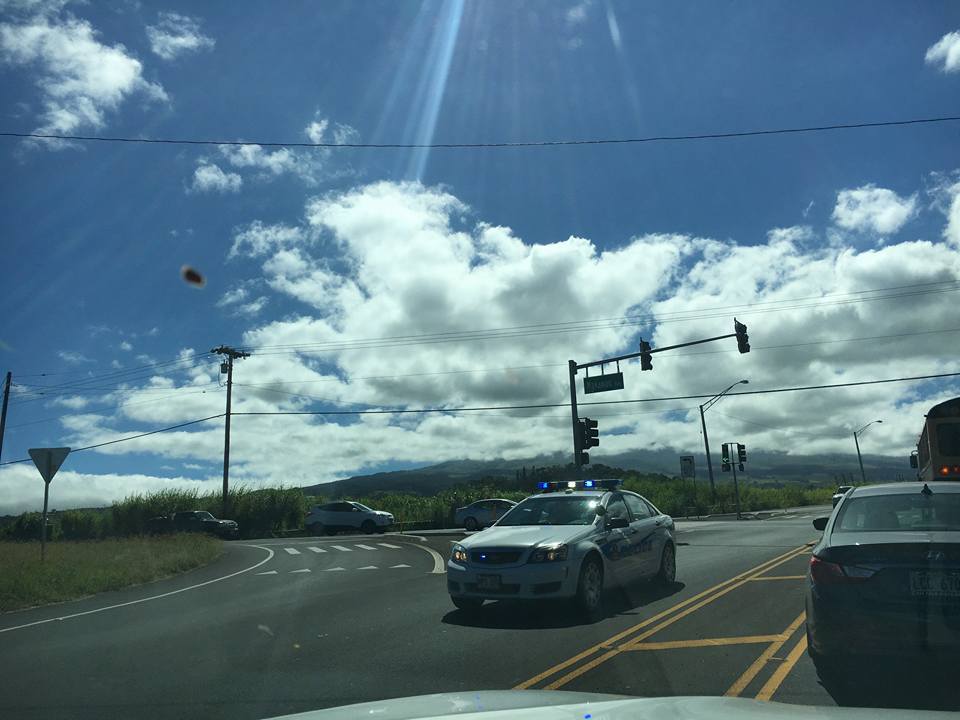 Haleakalā Highway accident, 10.816. PC: Maui Now.