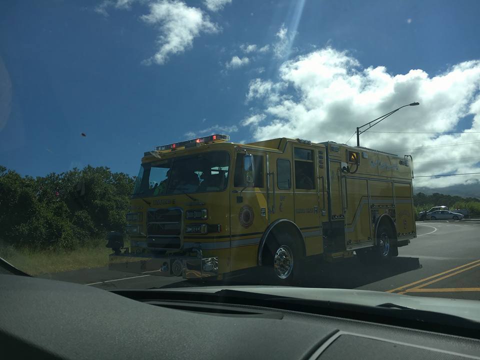Haleakalā Highway accident, 10.816. PC: Maui Now.