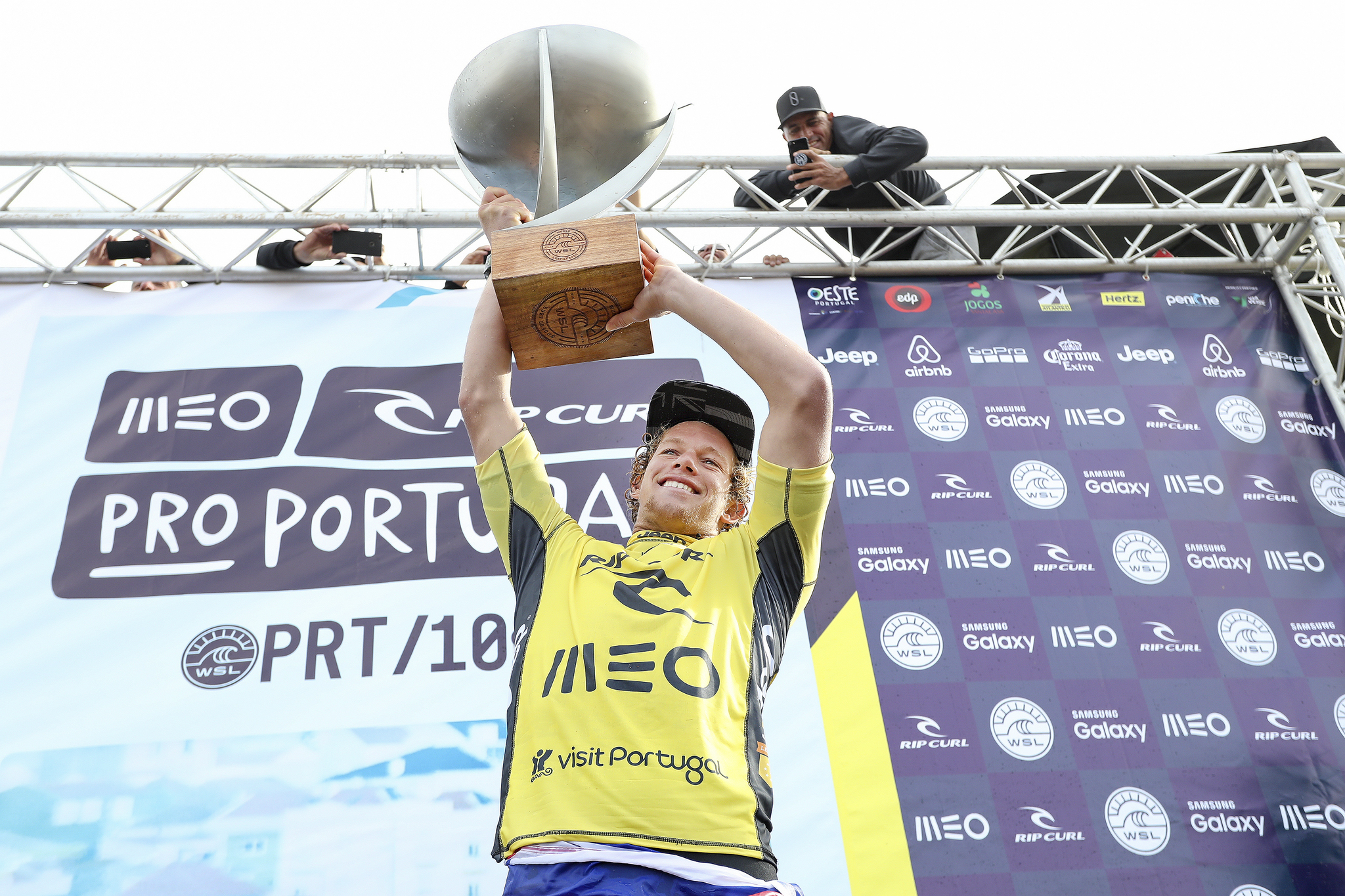 John John Florence is the 2016 World Champion and the Rip Curl Pro Portugal Winner. Photo: WSL