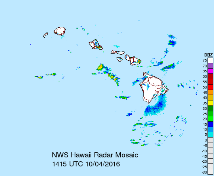 Radar, 10.4.16. Image credit: NWS/NOAA.