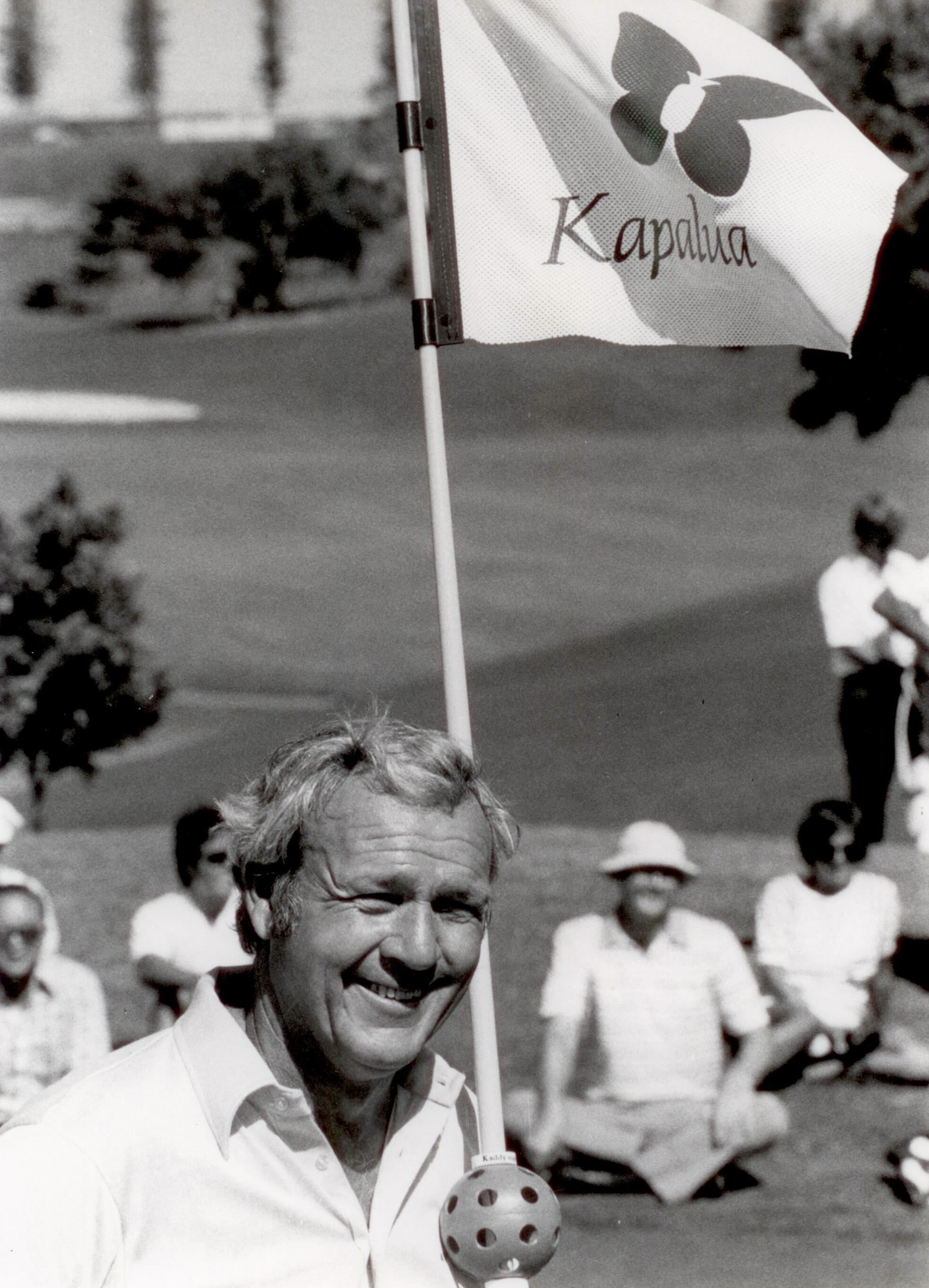 Arnold Palmer.  Image courtesy: Kapalua Golf.