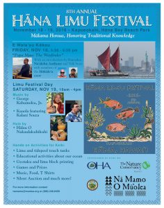 The 8th Annual Hāna Limu Festival will take place on Friday Nov. 18 and Saturday, Nov. 19 at Hāna Bay Beach Park. Photo Courtesy.