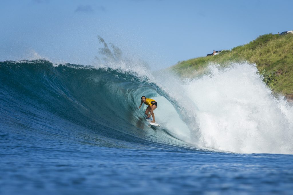 Defending event winner and three-time WSL Champion Carissa Moore (HAW) will battle for a third consecutive victory at the Maui Women's Pro. 