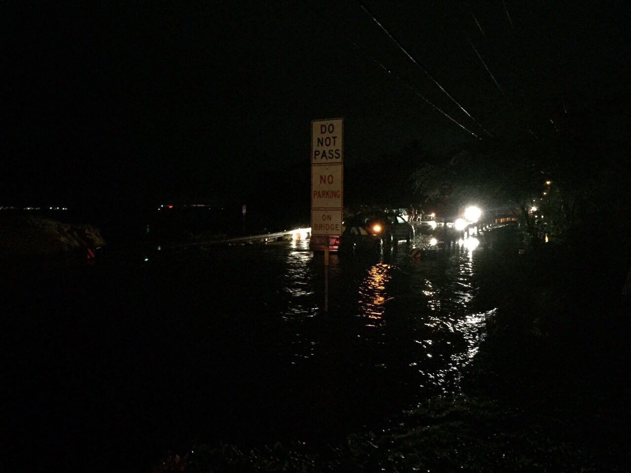 Kīhei flooding, 12.11.16. Photo courtesy: Tina S.